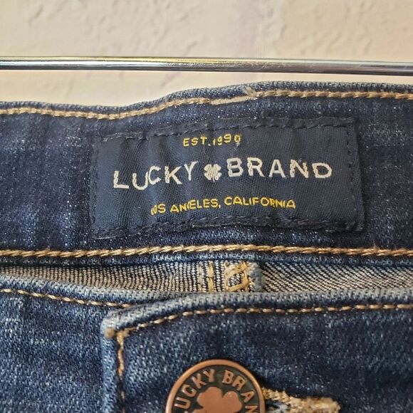 LUCKY BRAND Ava Crop Raw Hem Ankle Jeans 8/29 - Picture 4 of 9
